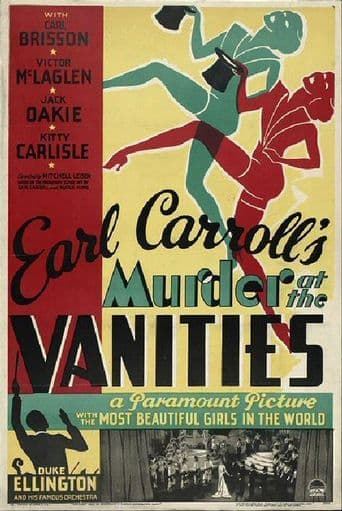 Murder at the Vanities poster art