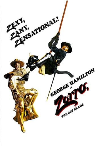 Zorro, the Gay Blade poster art