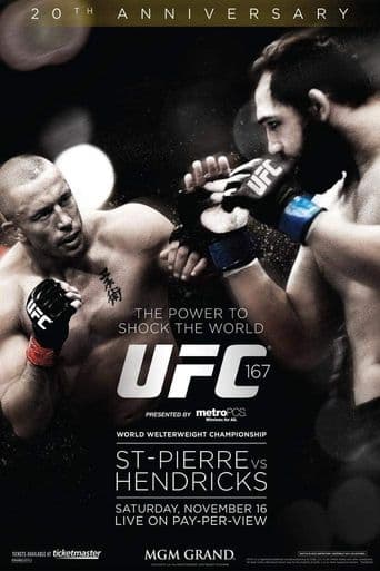 UFC 167: St-Pierre vs. Hendricks poster art