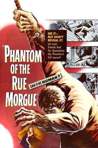 Phantom of the Rue Morgue poster art