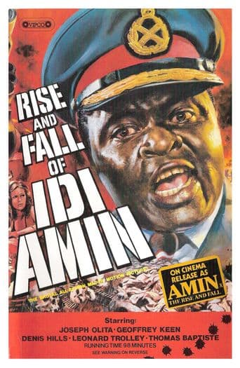 Rise and Fall of Idi Amin poster art