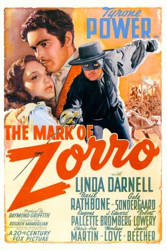 The Mark of Zorro poster art