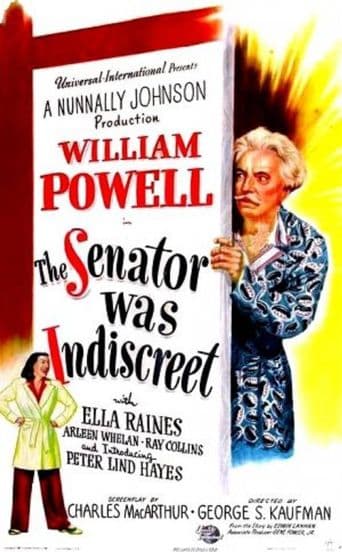 The Senator Was Indiscreet poster art