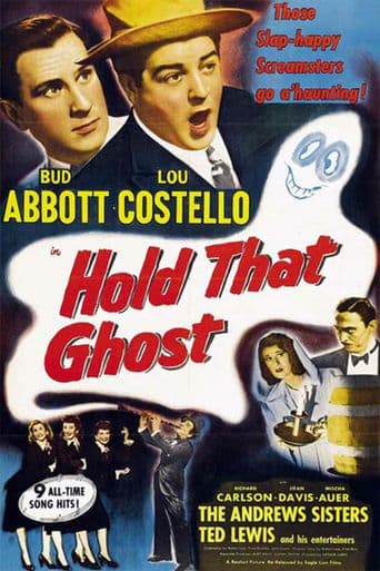 Hold That Ghost poster art