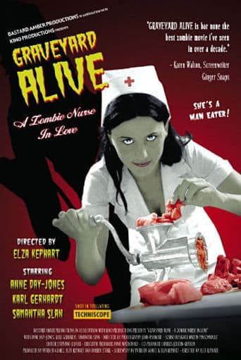 Graveyard Alive: A Zombie Nurse in Love poster art