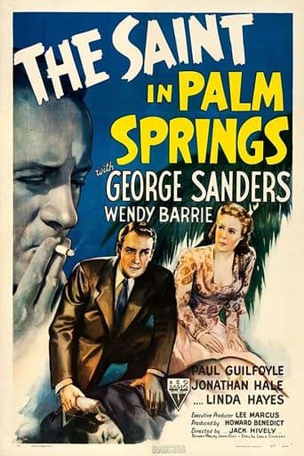 The Saint in Palm Springs poster art