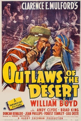 Outlaws of the Desert poster art