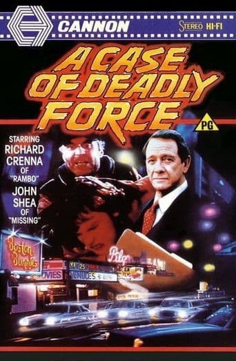 A Case of Deadly Force poster art