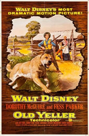 Old Yeller poster art