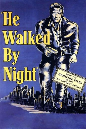 He Walked by Night poster art