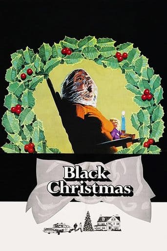 Black Christmas poster art