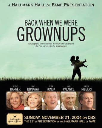 Back When We Were Grownups poster art