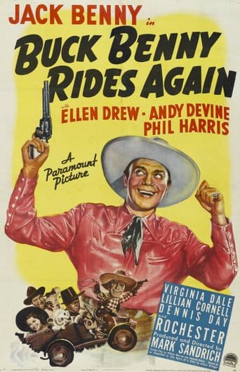 Buck Benny Rides Again poster art