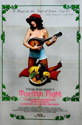 William Shakespeare's Twelfth Night poster art