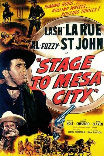 Stage to Mesa City poster art