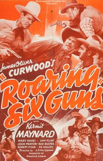 Roaring Six Guns poster art