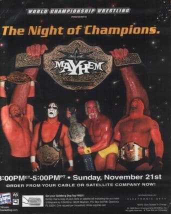 WCW Mayhem 1999 poster art