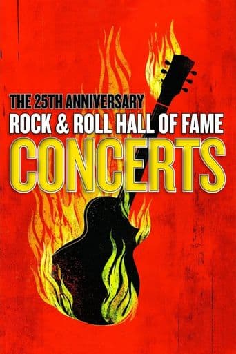 The 25th Anniversary Rock and Roll Hall of Fame Concert poster art