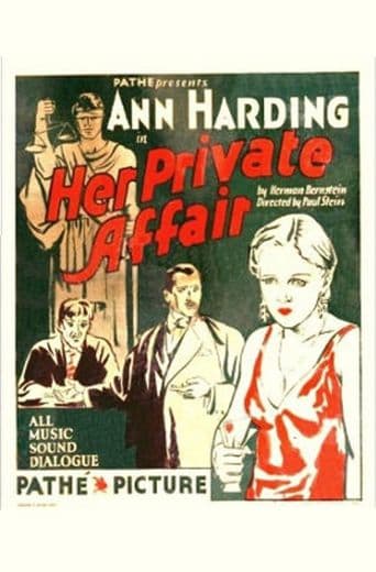 Her Private Affair poster art