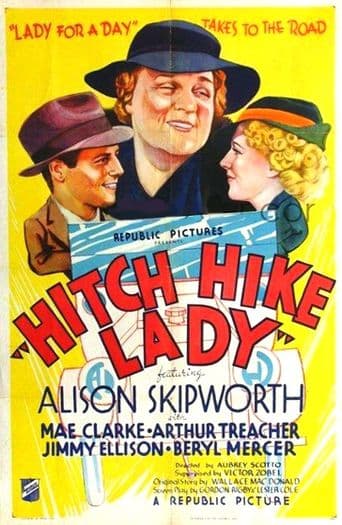 Hitch Hike Lady poster art