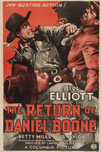 The Return of Daniel Boone poster art