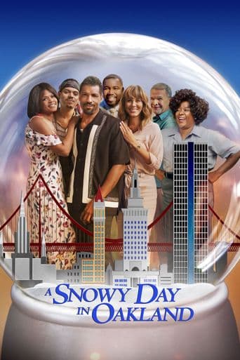 A Snowy Day in Oakland poster art