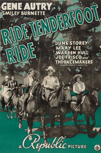 Ride, Tenderfoot, Ride poster art
