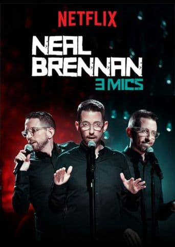 Neal Brennan: 3 Mics poster art