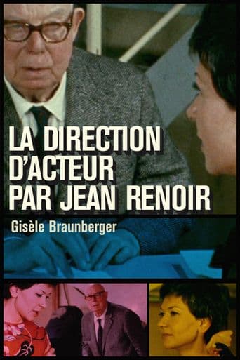 La direction d'acteur par Jean Renoir poster art