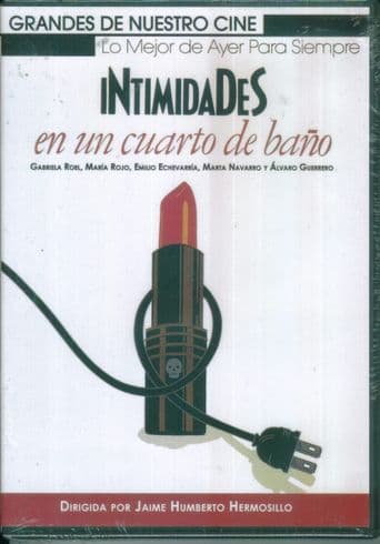 Intimidades en un cuarto de baño poster art