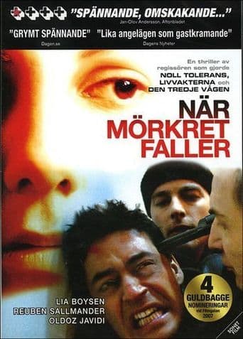 När mörkret faller poster art