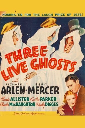 Three Live Ghosts poster art