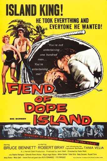 The Fiend of Dope Island poster art