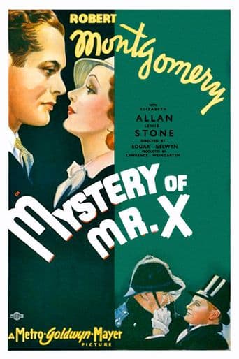 The Mystery of Mr. X poster art