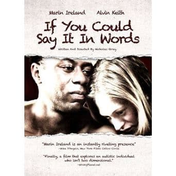 If You Could Say it in Words poster art