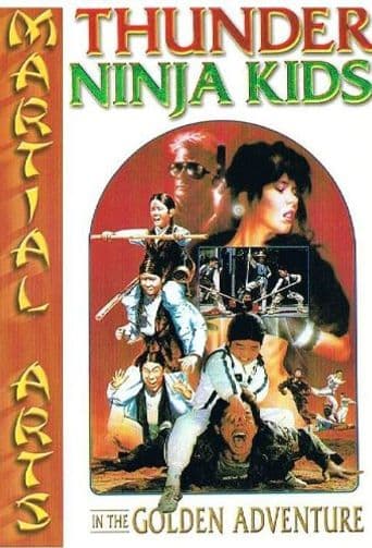 Thunder Ninja Kids in the Golden Adventure poster art