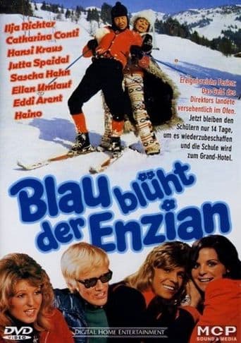 Blau blüht der Enzian poster art