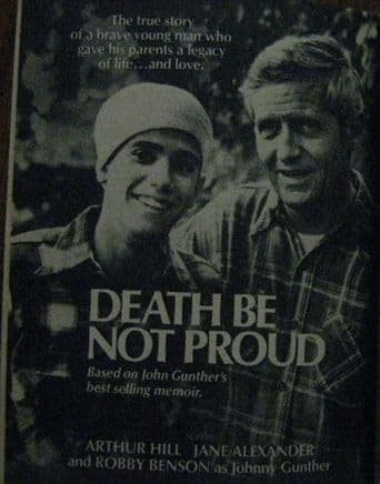 Death Be Not Proud poster art