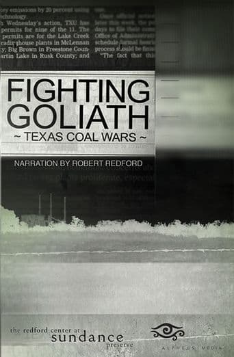 Fighting Goliath: Texas Coal Wars poster art