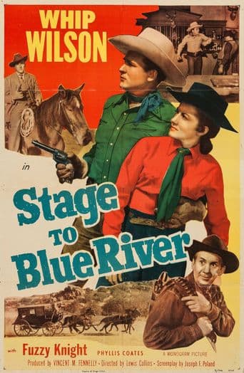 Stage to Blue River poster art