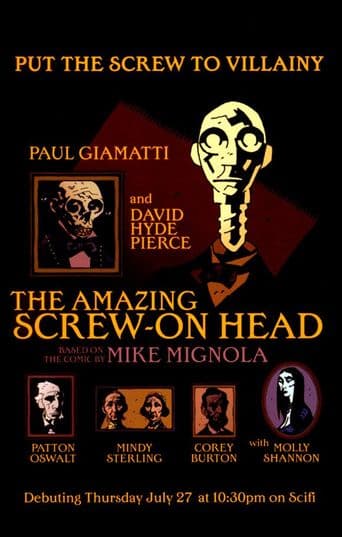 The Amazing Screw-On Head poster art