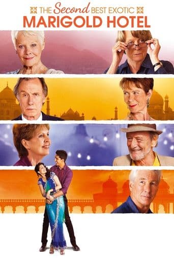 The Second Best Exotic Marigold Hotel poster art