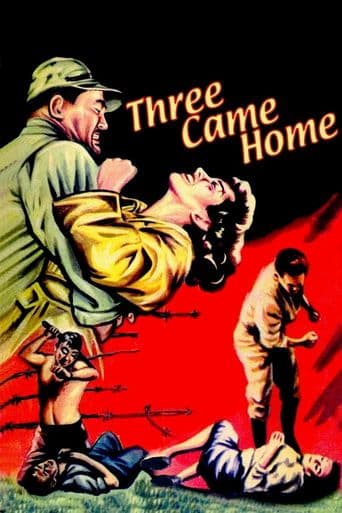 Three Came Home poster art