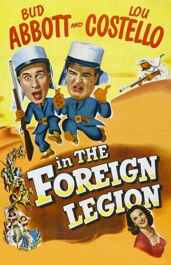 Abbott and Costello in the Foreign Legion poster art