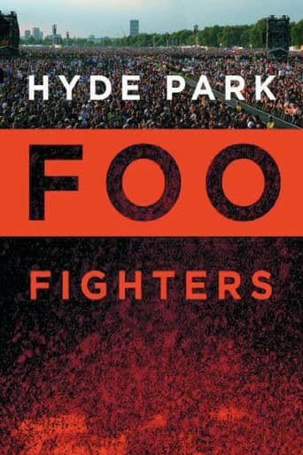 Foo Fighters: Hyde Park poster art