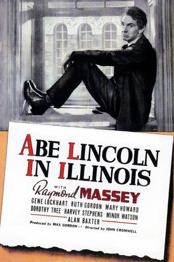 Abe Lincoln in Illinois poster art