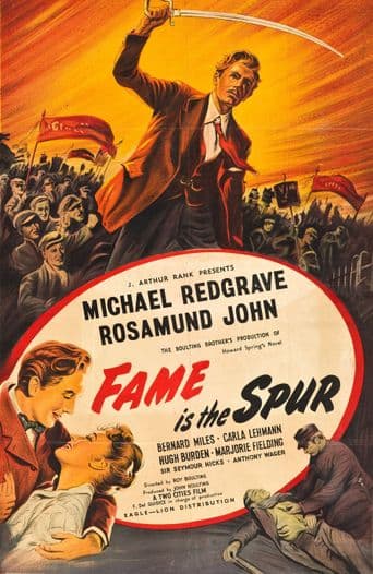 Fame Is the Spur poster art