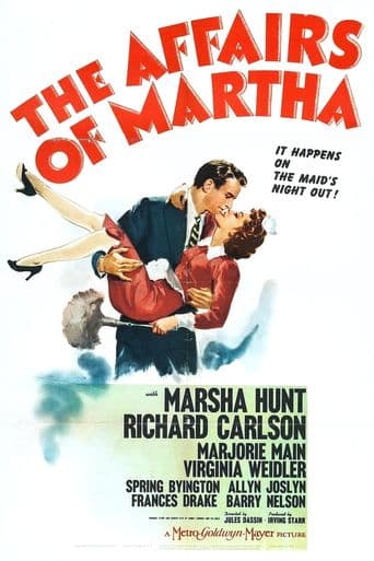 The Affairs of Martha poster art