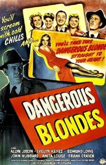 Dangerous Blondes poster art