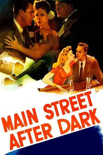 Main Street After Dark poster art